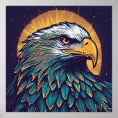 Majestic Bald Eagle Poster (Vorne)