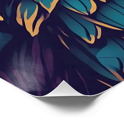 Majestic Bald Eagle Poster (Ecke)