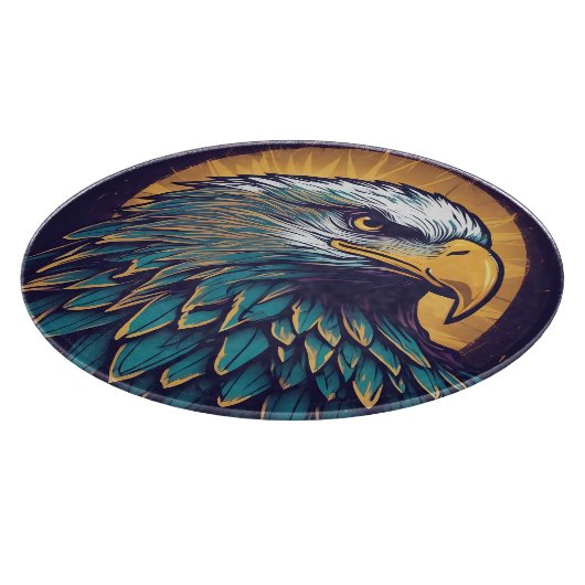 Majestic Bald Eagle Schneidebrett (Ecke)