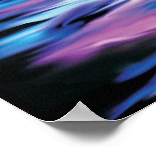 Majestic Bald Eagle Soaring Poster (Ecke)