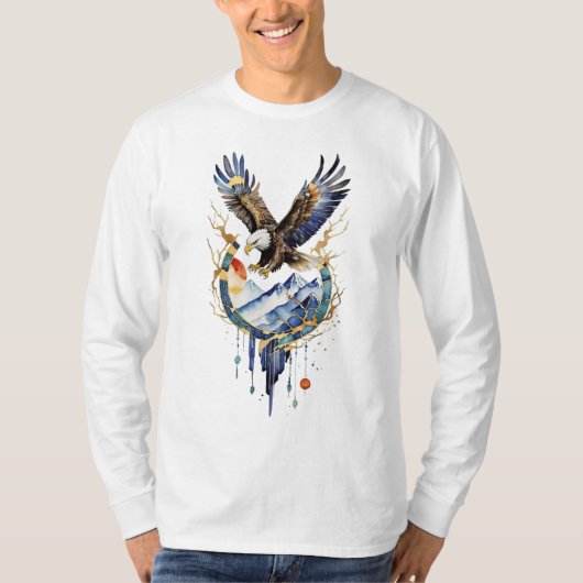 Majestic Bald Eagle – Symbol of Power & Freedom T- T-Shirt (Vorderseite)