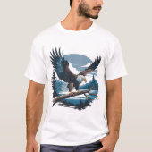 Majestic Bald Eagle T-Shirt (Vorderseite)