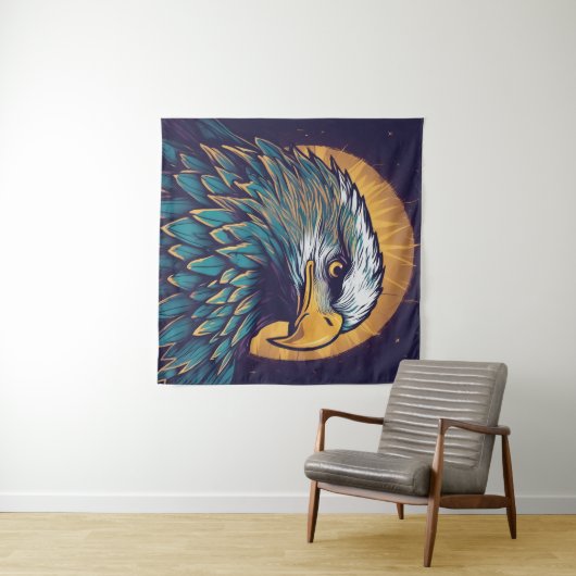 Majestic Bald Eagle Wandteppich (Beispiel (Horizontal))
