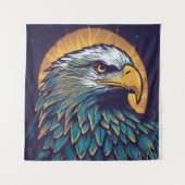 Majestic Bald Eagle Wandteppich (Vorderseite)