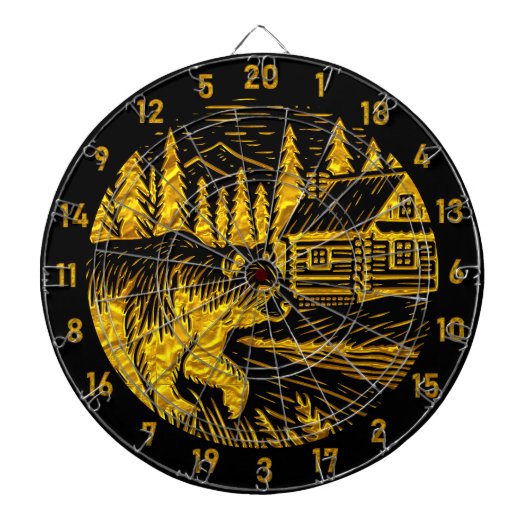 Majestic Bärenspiel-Zubehör Dartscheibe (vorne)