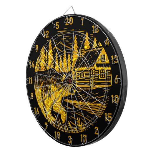 Majestic Bärenspiel-Zubehör Dartscheibe (Vorderseite rechts)