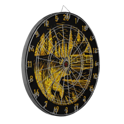 Majestic Bärenspiel-Zubehör Dartscheibe (Vorderseite Links)