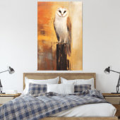 Majestic Barn Owl, ölgemalt Leinwanddruck (Insitu (Schlafzimmer))