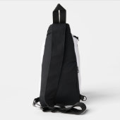 Majestic Beagle surfen im Riesenwald Crossbody Bag (Rückseite)