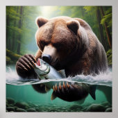 Majestic Bear Catch Poster (Vorne)