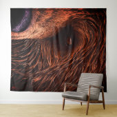 Majestic Bear Portrait Art – Close-Up Wild Animal Wandteppich (Beispiel (Horizontal))