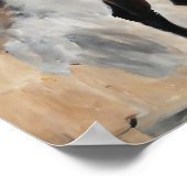 Majestic Beauty: Elegantes, braunes Pferd Poster (Ecke)