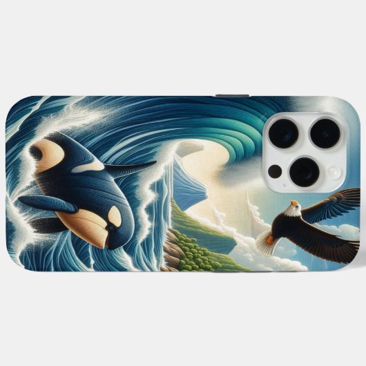 Majestic Begegnung Case-Mate iPhone Hülle (Rückseite (Horizontal))