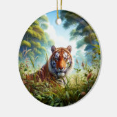 Majestic Bengal Tiger Keepsake Keramik Ornament (Links)