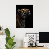 Majestic Bengal Tiger Wildlife Portrait Poster (Heimbüro)