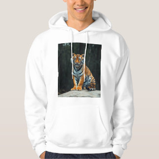 "Majestic Bengalisch Tiger Sweatshirt: Forest Eleg Hoodie
