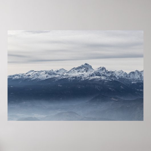 Majestic Berg Triglav Poster (Vorne)