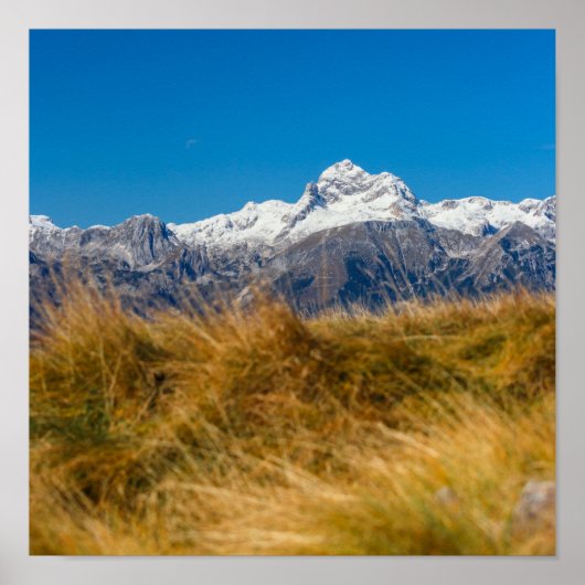 Majestic Berg Triglav, Slowenien Poster (Vorne)