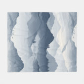 Majestic Berglandschaft Fleecedecke (Vorderseite (Horizontal))