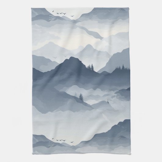 Majestic Berglandschaft Geschirrtuch (Vertikal)