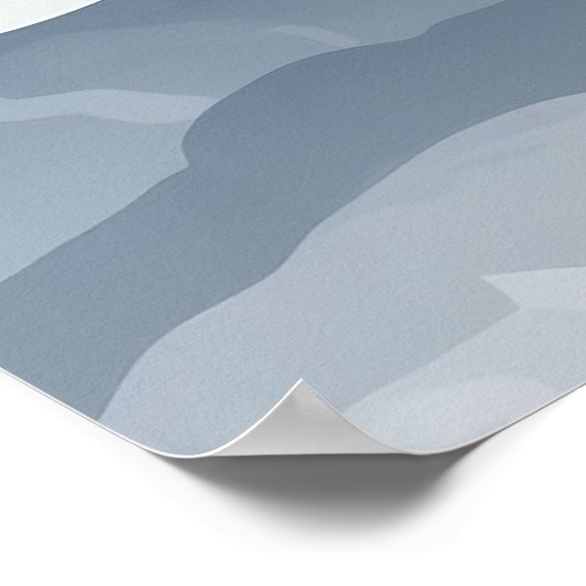 Majestic Berglandschaft Poster (Ecke)