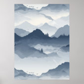 Majestic Berglandschaft Poster (Vorne)