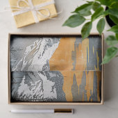 Majestic Berglandschaft - Rustikale Natur Seidenpapier (Geschenk)