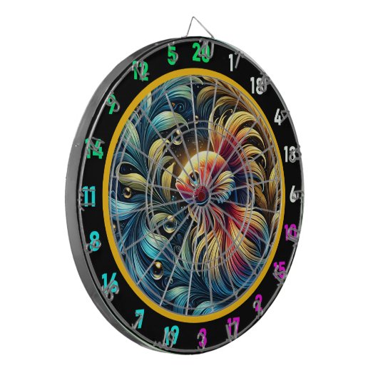 Majestic Betta Fish Game Board Dartscheibe (Vorderseite Links)