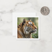 Majestic Big Cat Wildlife Picture Tiger Mitteilungskarte (Vorderseite/Rückseite Beispiel)