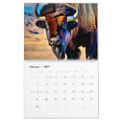 Majestic Bison - Kalender 2024: Eine Reise durch (Feb 2027)
