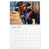Majestic Bison - Kalender 2024: Eine Reise durch (Feb 2026)