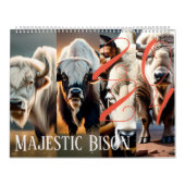 Majestic Bison - Kalender 2024: Eine Reise durch (Titelbild)