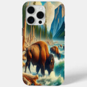 Majestic Bison Migration Case-Mate iPhone Hülle (Rückseite)