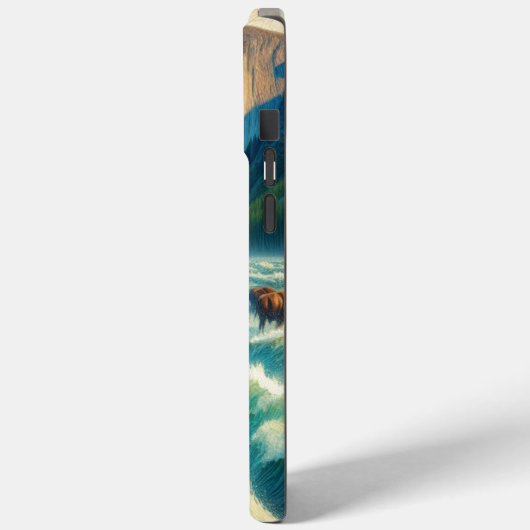 Majestic Bison Migration Case-Mate iPhone Hülle (Rückseite / Links)