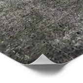 Majestic Bison Portrait Poster (Ecke)