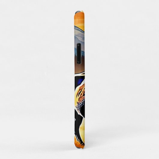 Majestic Bison Sunset Case-Mate iPhone Hülle (Hinten/Rechts)