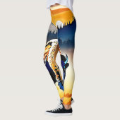 Majestic Bison Sunset Leggings (Links)