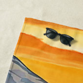 Majestic Bison Sunset Strandtuch (Beispiel)