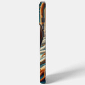 Majestic Bison Wading Case-Mate iPhone Hülle (Rückseite / Links)