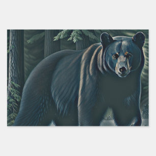 Majestic Black Bar aus dem Nordwald Geschenkpapier Set