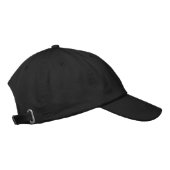 Majestic Black Hat mit prominenter Königstickerei Bestickte Baseballkappe (Rechts)