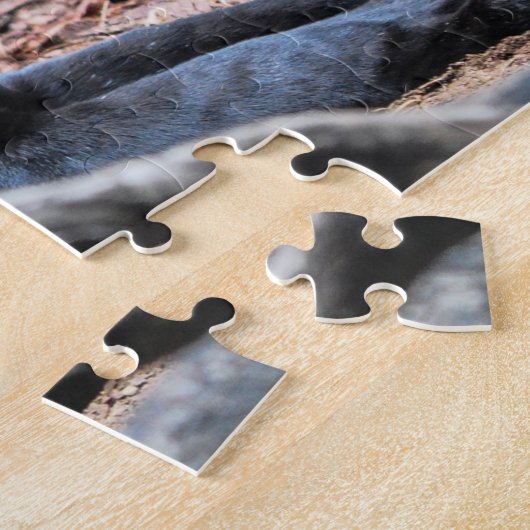 Majestic Black Panther Jigsaw Puzzle (Seite)