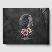 Majestic Black raven Gästebuch (Rückseite)