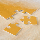 Majestic Blue and Aquamarin Waves am Sandstrand Puzzle (Seite)