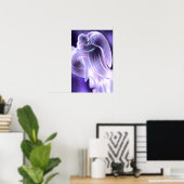 Majestic Blue Angel Poster (Heimbüro)