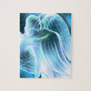 Majestic Blue Angel Puzzle