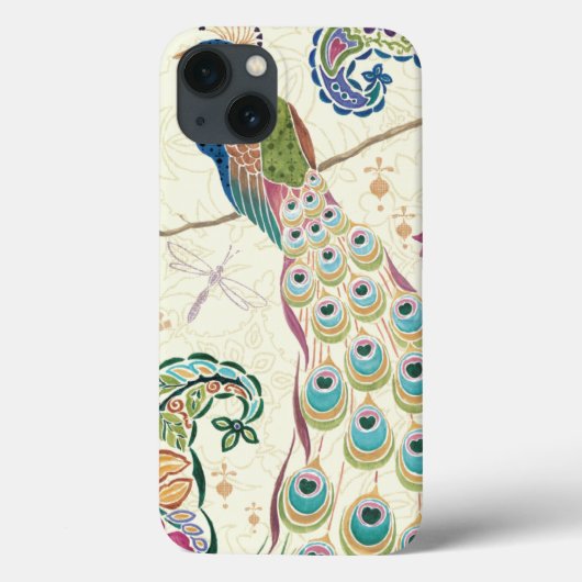 Majestic Blue Peacock Case-Mate iPhone Hülle (Rückseite)