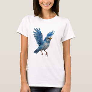 Majestic Bluebird im Flug T-Shirt