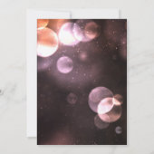 Majestic Bokeh Lights, Party zur Haushaltswärmung Ankündigung (Rückseite)