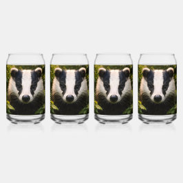 Majestic British badger highball Dosenglas